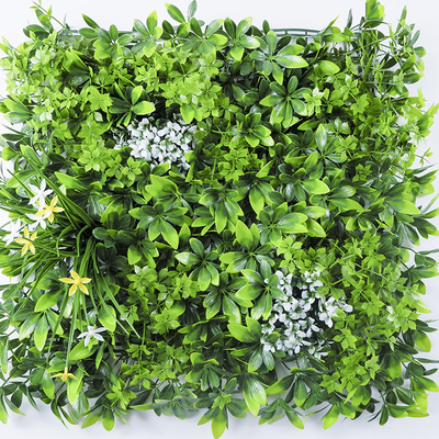 Faux PE Artificial Green Walls Plant Panels 45mm Decoration 2.5kg / Sqm Outdoor