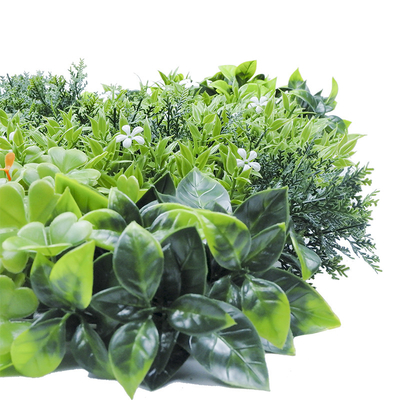 Home Decorative PE Artificial Plant Wall Ornaments Plastic Grass Backdrop Panel