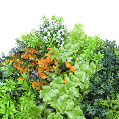 Home Decorative PE Artificial Plant Wall Ornaments Plastic Grass Backdrop Panel