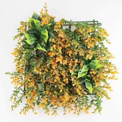 Auspicious Grass Artificial Plant Background Wall 100*100CM Anti UV For Decoration