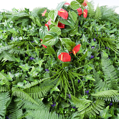100*100CM Durable Artificial Plant Wall Panel 3D Synthetic Landscape For Indoor