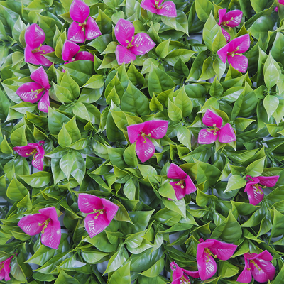 MultiColor Decorative Artificial Plant Wall 2*25 Natural Plastic Plant Hedge