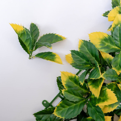 Customized Plastic Plant Artificial Green Walls Enviromental Friendly