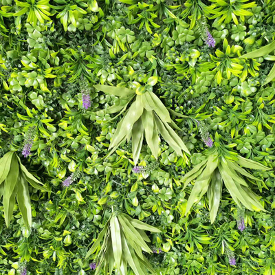 Decorative Garden Artificial Green Walls UV Resistant 40mm