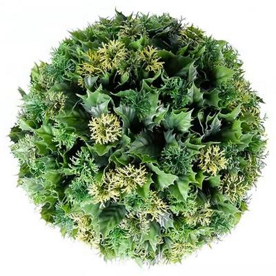 Outdoor Balcony Boxwood Ball Topiary Artificial 42cm