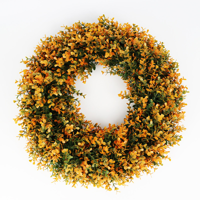 Waterproof Eucalyptus Leaves Artificial Plant Wall Panels Plastic For Indoor Festival Decoration