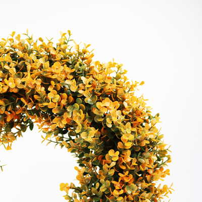 Waterproof Eucalyptus Leaves Artificial Plant Wall Panels Plastic For Indoor Festival Decoration