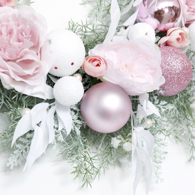 35-42cm Artificial Plant Wall Panels Eucalyptus Wreath