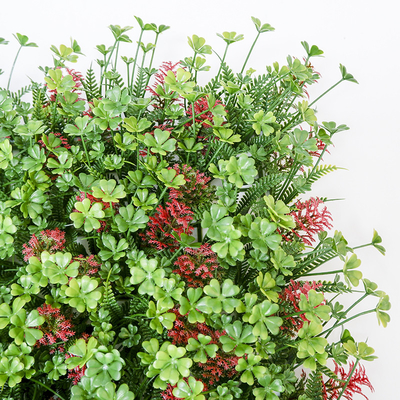 Anti UV Plastic Artificial Green Plant Vertical Garden Walls For Indoor Outdoor Decor
