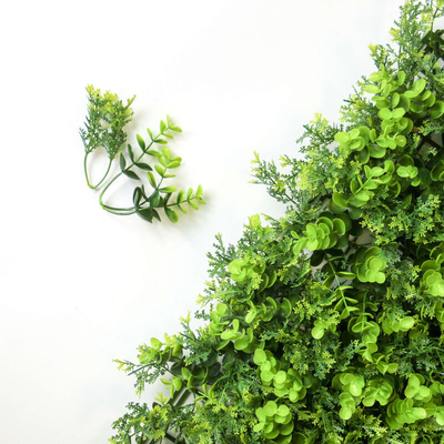 Customized Color Size Artificial Green Wall For Holiday Wedding Decorative