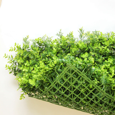 Customized Color Size Artificial Green Wall For Holiday Wedding Decorative