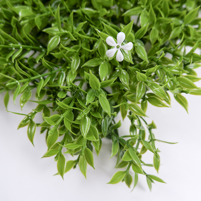 PE/PP Customized Greenery Artificial Green Wall Use For Market Decoration