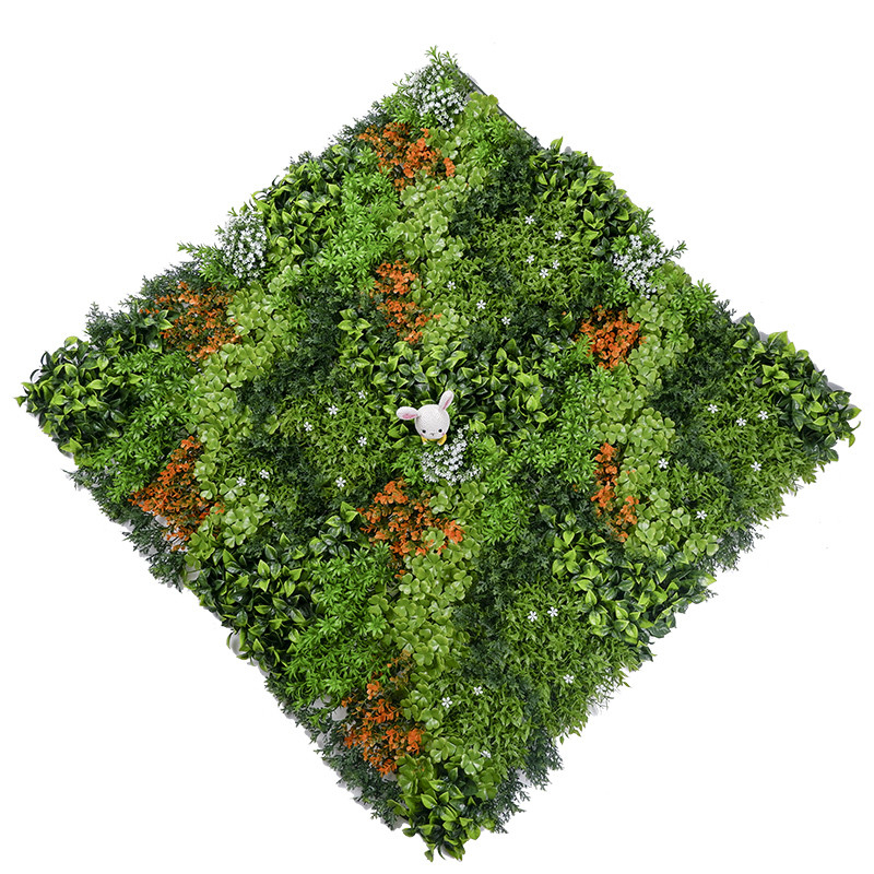 Plants Artificial Green Wall Boxwood Hedge Plastic Covering