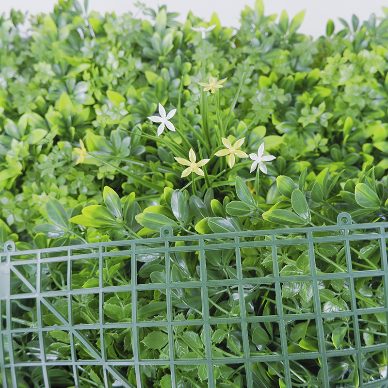 Multiusage Artificial Boxwood Panels Ecofriendly Plastic Hedge For Indoor