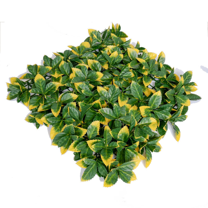 Customized Plastic Plant Artificial Green Walls Enviromental Friendly