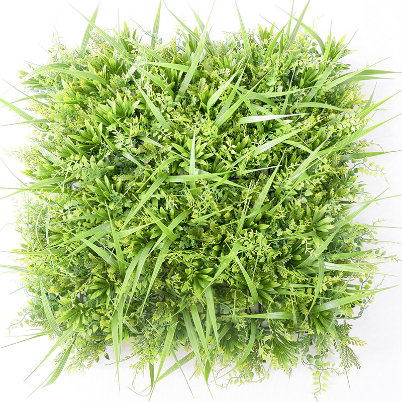 Expandable Artificial Grass Panels Wall Easy Install For Hotel Decoration
