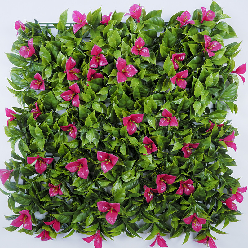Faux Boxwood Artificial Green Walls 25mm Hedge Privacy Fence