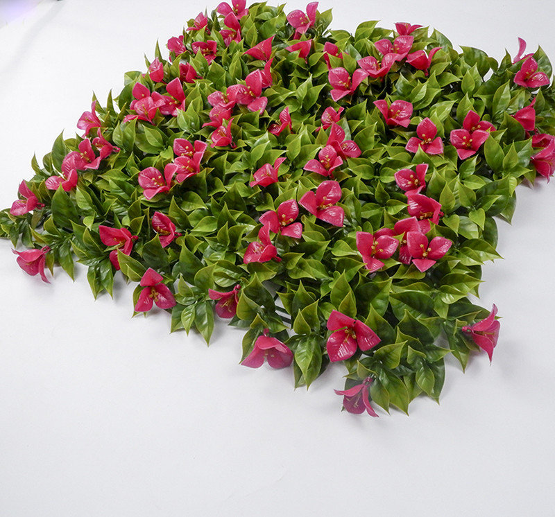 Decorative Anti UV Artificial Plant Wall Panel 4*25 For Outdoor Synthetic Landscape