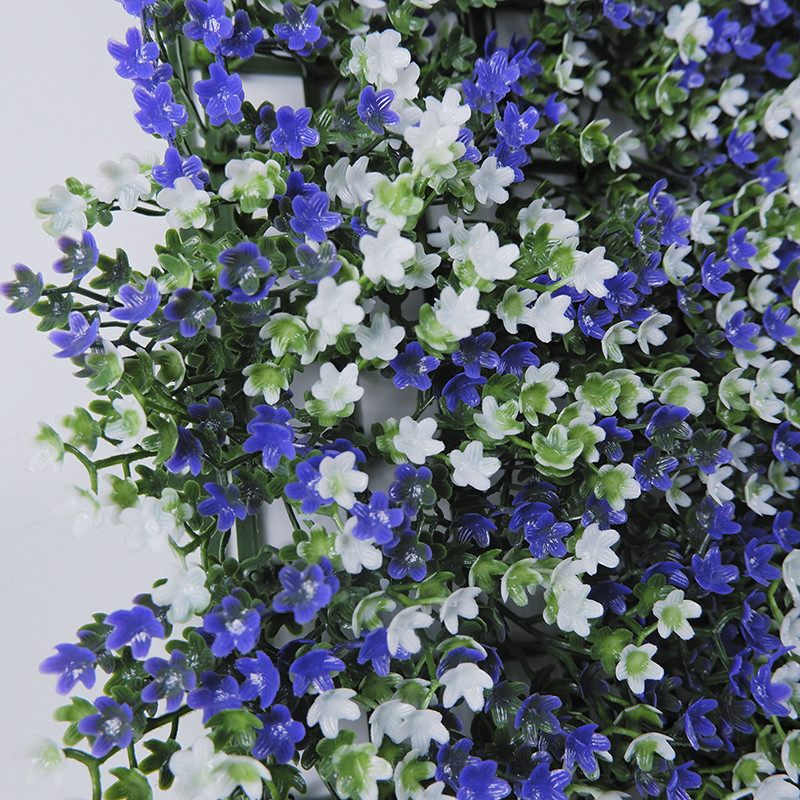 Artificial Flowers Plant Grass Backdrop Wall Greenery Panels For Indoor Outdoor
